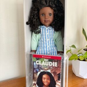 American Girl Claudie Doll with Book